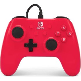 Resim PowerA Nintendo Switch Kablolu Oyun Kolu Lisanslı Raspberry Red 