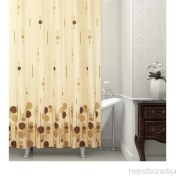 Resim Zethome Tropik Banyo Duş Perdesi 6022 Çift Kanat 2x120x200 