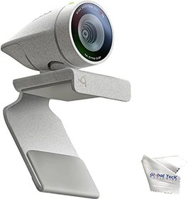 Resim Global Teck Worldwide GTW Bundle Poly Studio P5 Webcam - Profesyonel Web Kamerası, Vlog for Online Meetings, YouTube, TikTok, Takımlar, Zoom, RingCentral, Vonage, 2200-87070-001, Streaming Apps, Düşük Işık Optik, Kumaş 