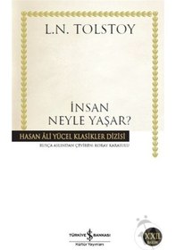 Resim Insan Neyle Yaşar Iş Bankası Kültür Yayınları Lev Nikolayeviç To 