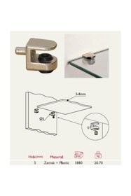 Resim Gürçay Sıkıştırmalı Cam Raf Pimi 5mm Pimli (4 Adet) 