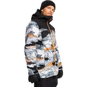 Resim Quiksilver Morton Erkek Yeşil Snowboard Ceketi 
