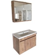 Resim Üsküp 65 Cm Takım Banyo Dolabı Çok Renkli 