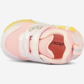 Resim Vicco Meli Kız Bebek Işıklı İlk Adım Sneaker Pudra 