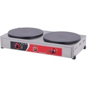 Resim Işıkgaz Silver Endüstriyel Elektrikli Çift Krep Pişirme Makinesi 