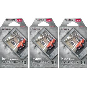 Resim Instax Mini Stone Gray 10X3 Film Seti 