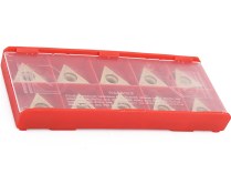 Resim Tenfowee 10 Adet Tcmt 16t304 Tungsten Çelik Triangular Cnc Ucu - Altın Kaplama, Çelik/paslanmaz Çelik İçin Yarı Ve Tam İşleme, Dayanıklı Ve Hassas 
