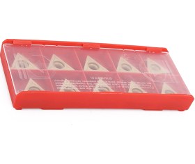 Resim Tenfowee 10 Adet Tcmt 16t304 Tungsten Çelik Triangular Cnc Ucu - Altın Kaplama, Çelik/paslanmaz Çelik İçin Yarı Ve Tam İşleme, Dayanıklı Ve Hassas 