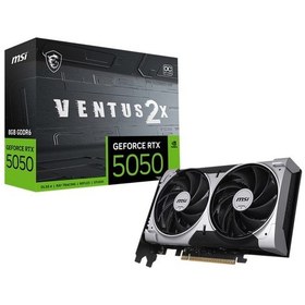 Resim Msı Geforce Rtx5050 8g Ventus 2x Oc 8gb Gddr6 128bıt 1xhdmı 3xdp Ekran Kartı 