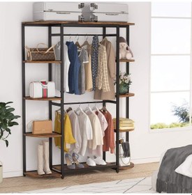 Resim Zizuva Tasarım Askılıklı Ve Raflı Gardırop 