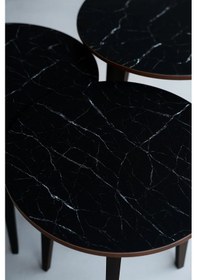 Resim Madrid Zigon Sehpa Bendir Krem 