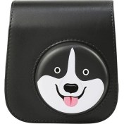 Resim ZSZH Fujıfılm Instax Mini 9 Için Kayışlı Pu Deri Çanta - Gri Siyah(Yurt Dışından) 
