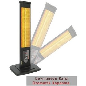 Resim MirKraft Nobility 2500 W Kule Tipi Infrared Isıtıcı 