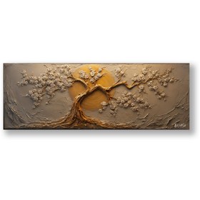 Resim Ay Ve Ağaç - 140x50 