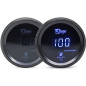 Resim Novahub Universal 2 İnç 52mm Dijital Yakıt Seviye Göstergesi 240-33 Ohm Mavi/kırmızı Led 12v Araba Uygun 