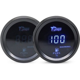 Resim Novahub Universal 2 İnç 52mm Dijital Yakıt Seviye Göstergesi 240-33 Ohm Mavi/kırmızı Led 12v Araba Uygun 