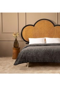 Resim Apricitas Elegant Emboss Çift Kişilik Battaniye Antrasit - 