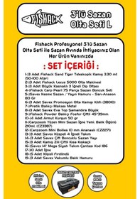 Resim Tam Takım Sazan Olta Seti - 3'lü Set - L - 3.30mt/50-100gr 