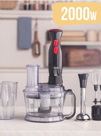 Resim Karaca Pro Çok Amaçlı Mutfak Robotu 6 In 1 Güçlü Motor 2000 W Blender Seti 