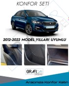 Resim GRAFİCAR Peugeot 301 Konfor Seti-iç Trim Kumaş Kadife Kaplama-ses Izolasyon Amaçlı Kaplama 