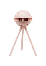 Resim Ahtapot Bebek Arabası Fanı 360 Soğutma 4 Hız 6871 Pembe 