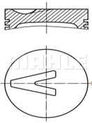 Resim Mahle 0826200 Piston Segman Std Bmw M41 D17 M51 D25 E34 E36 E38 E39 Land Rover 2 11252243385 (WM785543) 