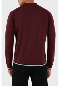 Resim Emporio Armani Erkek Kazak Em001512 Af14158 U5086 Bordo Bordo 