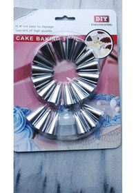 Resim 22 Parça Metal Kek Kalıbı Seti Royaleks-ra-560 Çok Renkli 