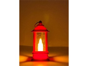 Resim Özbience Renkli LED Işıklı Dekoratif Puzzle Ramazan Feneri 9 cm 