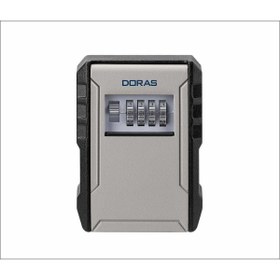 Resim Doras Şifreli Anahtar Dolabı Airbnb Anahtar Dolabı Çelik Şifreli Anahtar Kutusu 