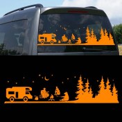 Resim Kampçı Ayı, Moto Karavan STICKER-S1737 