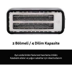 Resim Morphy Richards - Signature 2 Bölme/4 Dilim Ekmek Kızartma Makinesi 