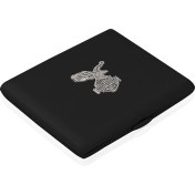 Resim Zekupp Siyah Harley-Davidson Metal Sigara Tabakası 