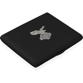 Resim Zekupp Siyah Harley-Davidson Metal Sigara Tabakası 