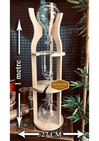 Resim Cold Brew Soğuk Demleme Ahşap Standlı 