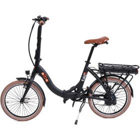 Resim Alba Fold E Elektrikli Katlanır Bisiklet (Siyah) 