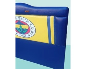 Resim Bengi Ticaret Başlık 90315 DK Tek Kişilik 90 Taraftar FENERBAHÇE Suni Deri Mavi Kumaş El Yapım 