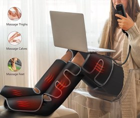 Resim Isıtmalı Ayak Masaj Aleti,Güçlü Kompresyon Masajı ile Kan Dolaşımını Destekler 