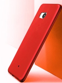 Resim Molly Htc U11 Uyumlu Kırmızı Mat Silikon Kılıf 