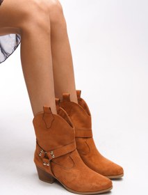 Resim Riccon Creitulah Kadın Western Bot 0012721 Taba Süet - Taba Süet / 
