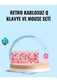 Resim Mey İthalat Bluetooth Klavye Ve Mouse Kombinasyonu Usb Alıcılı, Kompakt, Uzun Ömürlü 