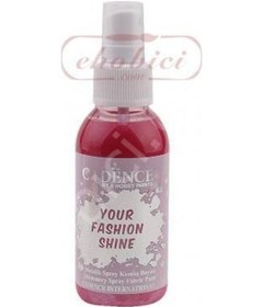 Resim Cadence Your Fashion Metalik Sprey Kumaş Boyası - 1104 Fuşya 