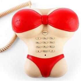 Resim yakpen Bikini Telefon Sabit Telefon Ilginç Hediyeler Komik Ürünler - Şaka Ürünleri 