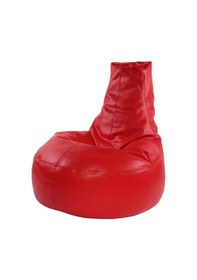 Resim Bambitoys Deri Armut Koltuk Büyük Kırmızı 85*75*30 Cm 