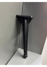 Resim Bone X Metal Ayak 15cm Mat Siyah Koltuk Puf Dolap Tv Ünite Modern Mobilya Ayağı Komidin Konsol 