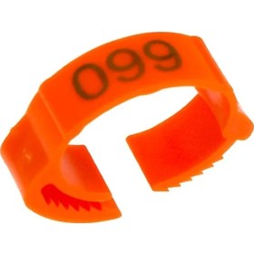 Resim Willowhaven Renkli 001-100 Numaralı Ayarlanabilir Kanatlı Bacak Bantları - Çiftlik Ve Şehir Tarımı 