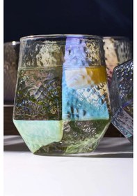 Resim Perotti Harris Luster 320 Ml 6'lı Cam Bardak 16676 Karışık Renkli 