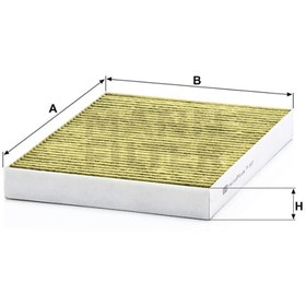 Resim MANN Audı A4 (8e/8h, B6+b7) 2.0 Tfsı 162kw 220hp Polen Kabin Filtresi Fp3037 