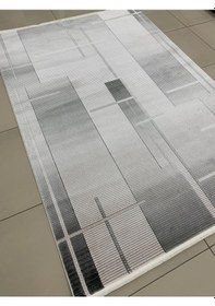 Resim Merinos Halı Therapy 79541 095 Serisi Akrilik Salon Oturma Yatak Odası Halısı Gri 
