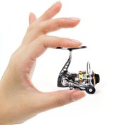 Resim POWER Full Metal Mini Ice Fishing Reel - Hafif Döner Makara, Karides ve Tuzlu Su Balıkçılığı Aksesuarları için 